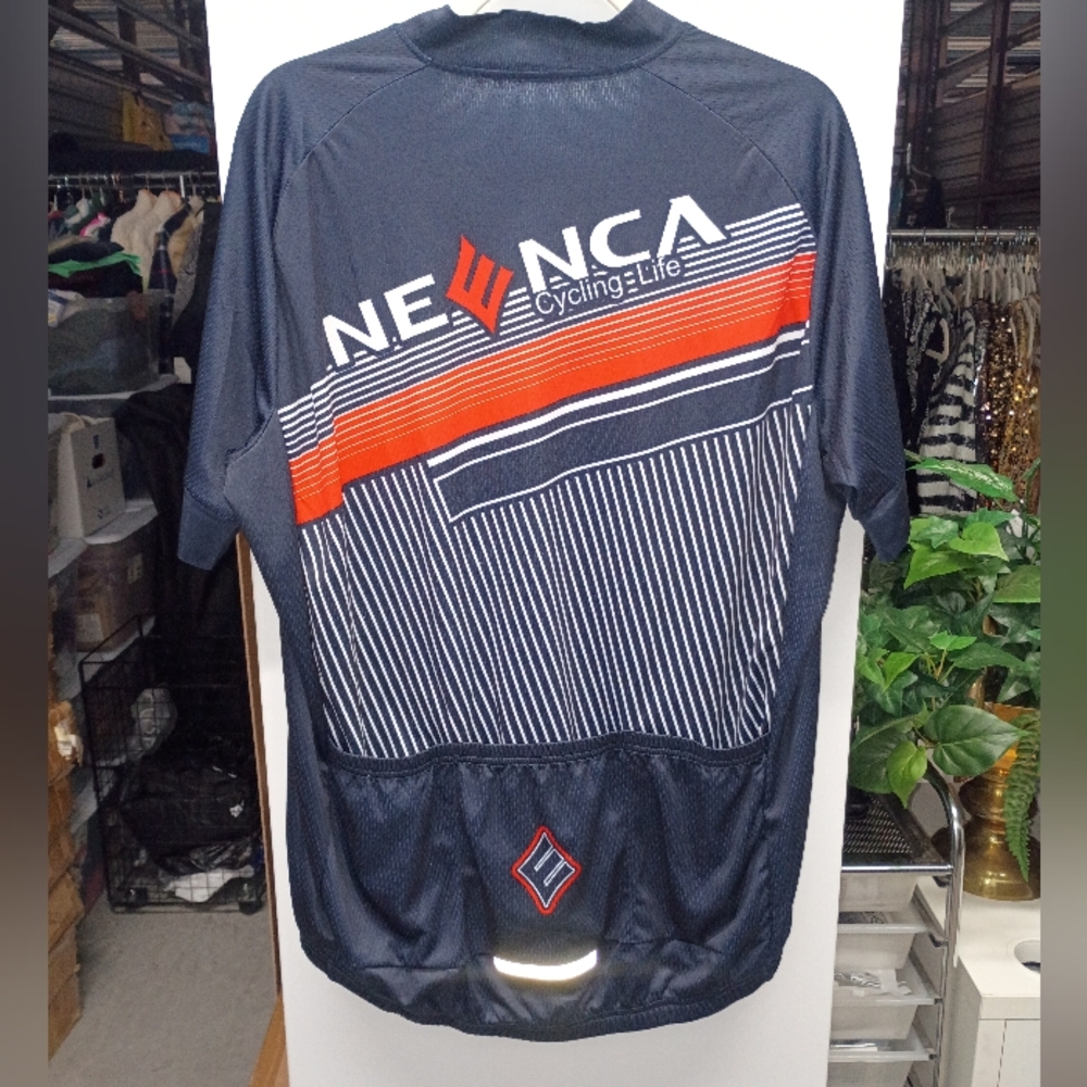 Men's Navy Cycling Shirt